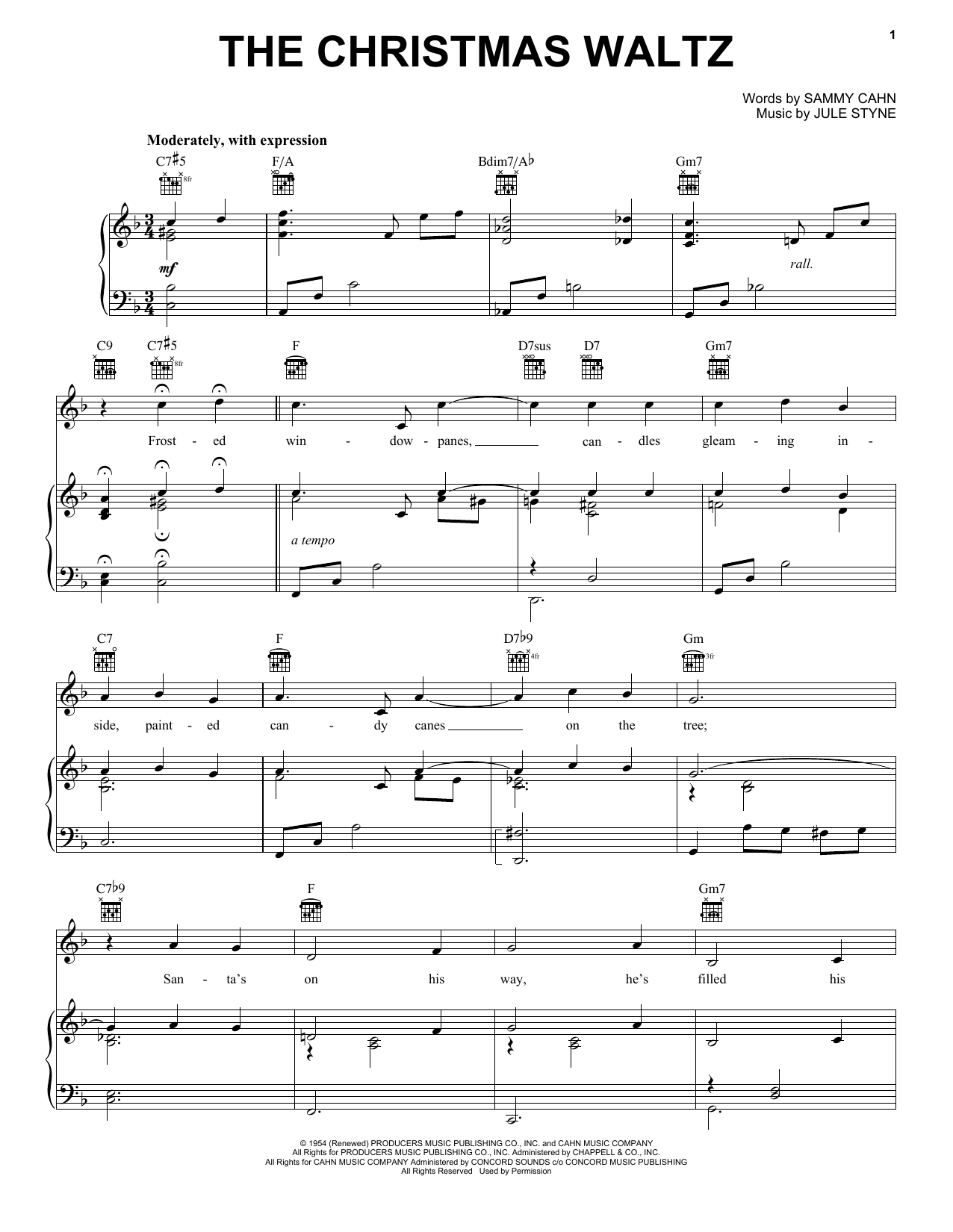 Product gallery: Page 1 of 1 The Christmas Waltz, Frank Sinatra
