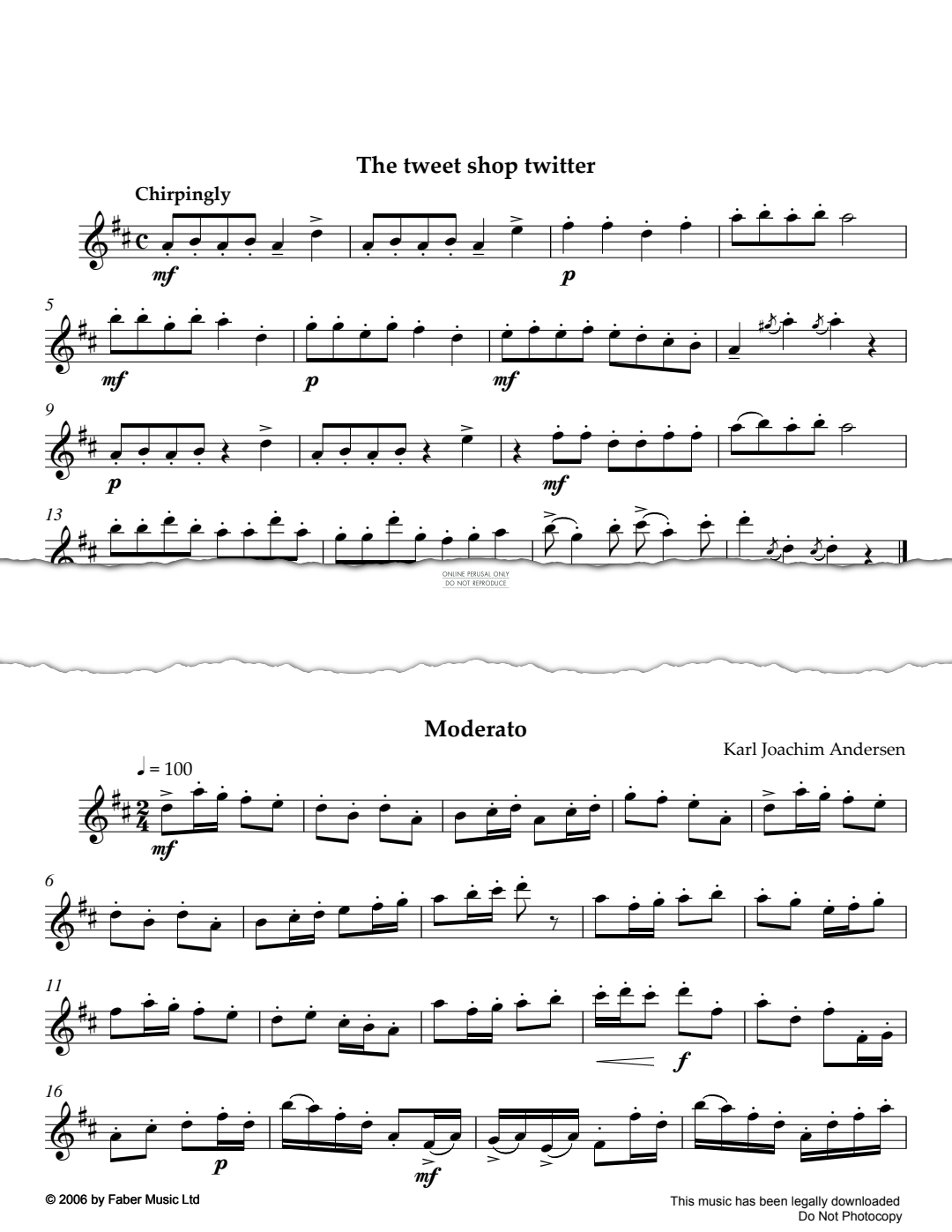 gallery: The Tweet Shop Twitter/Moderato, , Flöte