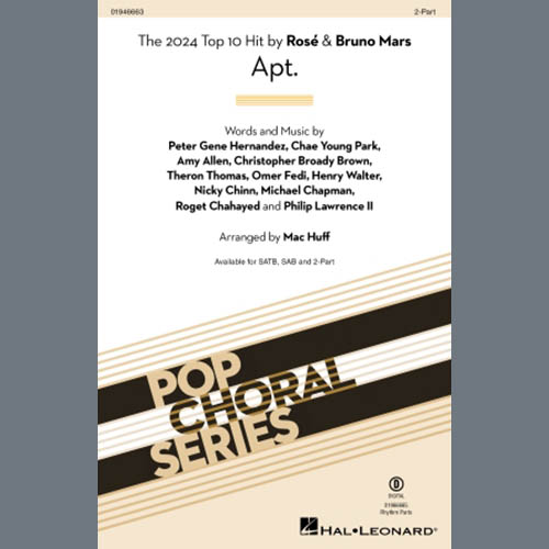 Produktbild zu: APT. (arr. Mac Huff)