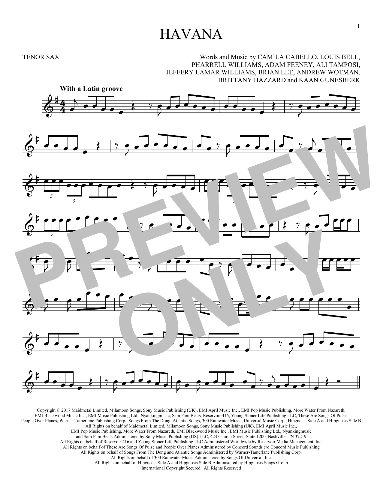 Product gallery: Page 1 of 1 Havana (feat. Young Thug), Camila Cabello