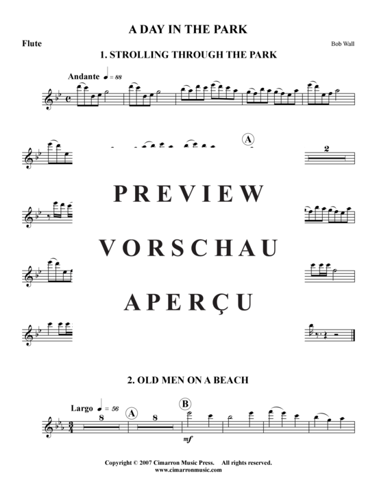 Produktgalerie: Seite 10 von 15 A Day in the Park – 3 Sätze , , (Holzbläser-Quintett)