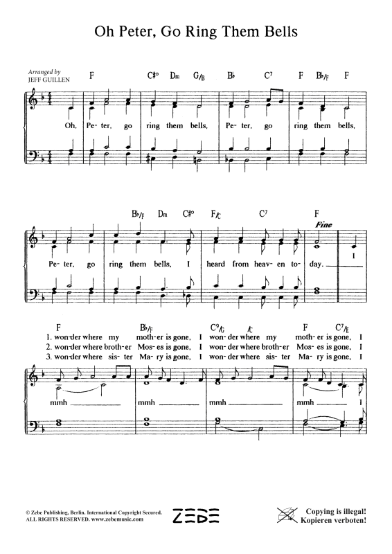 Produktgalerie: Seite 1 von 4 Oh Peter, Go Ring Them Bells, , Gemischter Chor