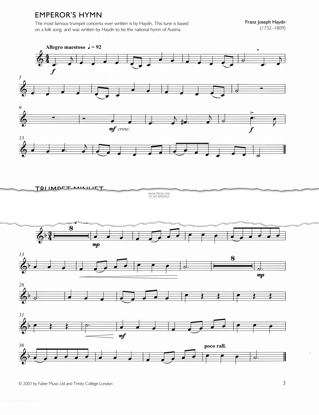 Produktgalerie: Seite 1 von 1 Emperor's Hymn, Franz Joseph Haydn, Klavier, Trompete