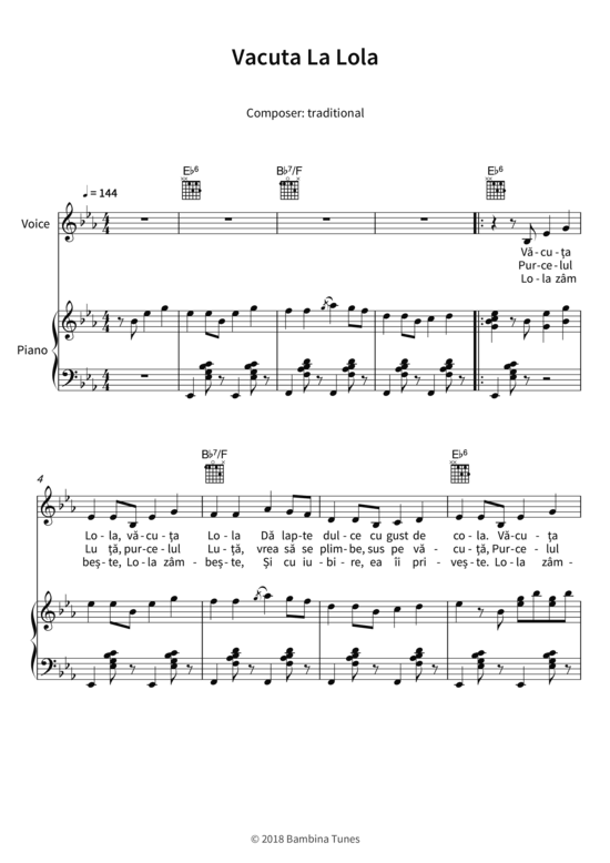 Produktbild zu: Vacuta La Lolatraditional