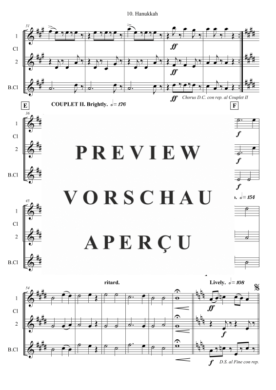 gallery: Hanukkah, , Clarinet Trio