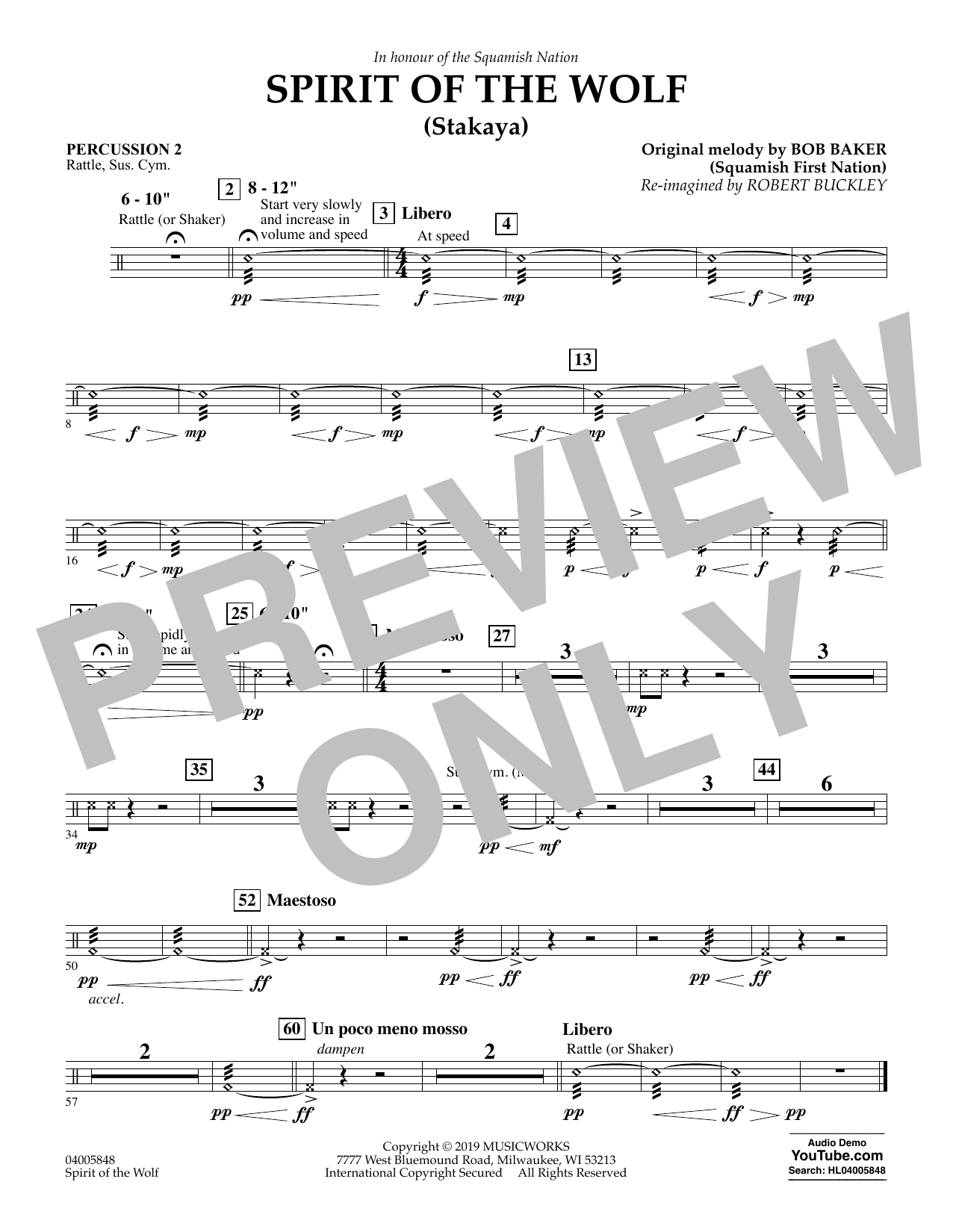 Produktgalerie: Seite 1 von 1 Spirit of the Wolf (Stakaya) - Percussion 2, , Ensemble