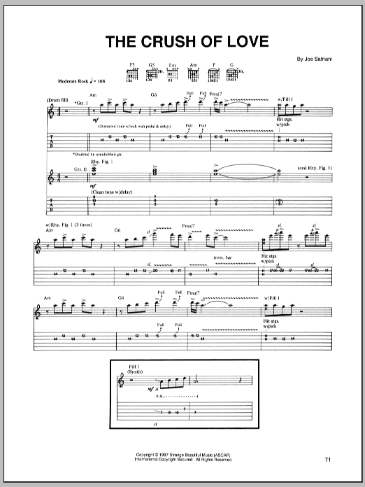 Produktgalerie: Seite 1 von 1 The Crush Of Love, Joe Satriani, Gitarre