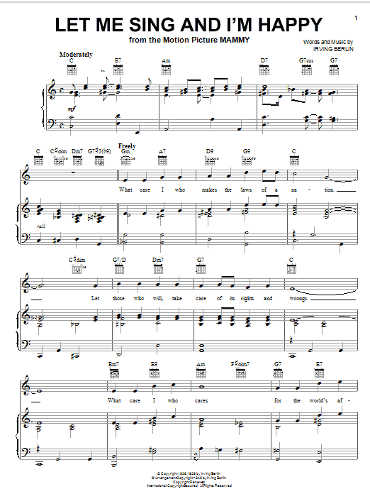 Produktbild zu: Let Me Sing And I'm Happy