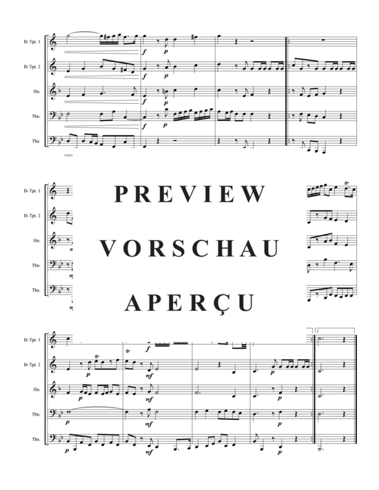 Produktgalerie: Seite 3 von 8 Air für Trompete , , (Blechbläserquintett)