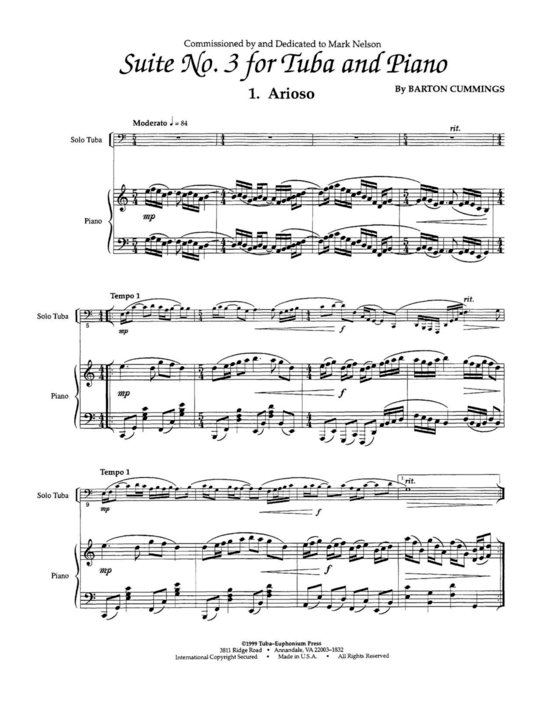 Produktbild zu: Suite No. 3 Barton Cummings