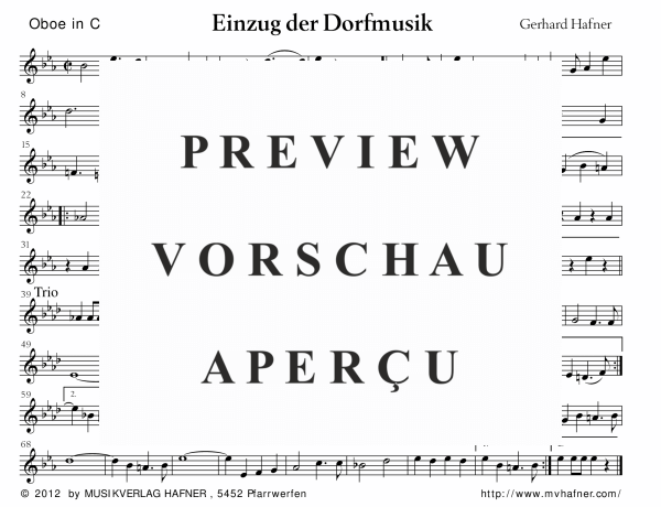 Product gallery: Page 9 of 11 Einzug der Dorfmusik, , (large wind orchestra)
