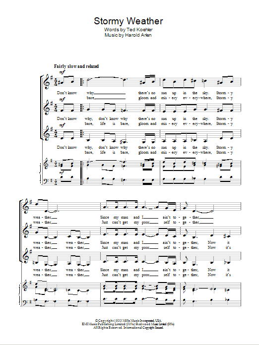 Produktgalerie: Seite 1 von 1 Stormy Weather, Frank Sinatra, Chor