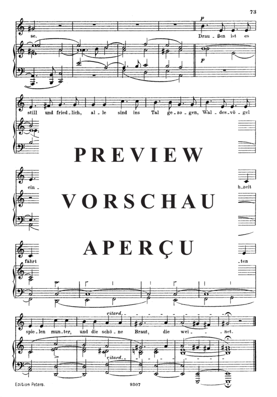 Product gallery: Page 3 of 3 Auf einer Burg, Op.39 No.7, , High Voice and Piano