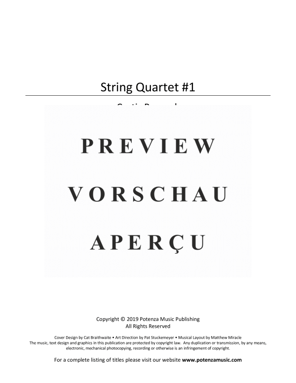 Product gallery: Page 3 of 11 String Quartet #1, , (string quartet and jazz guitar)