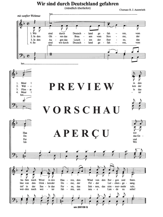 Product gallery: Page 4 of 4 Abschied und frohe Fahrt, 3 Lieder , , (mixed choir)