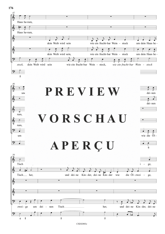 gallery: Wohl dem, der den Herren fürchtet , , (Gemischter Chor 5-stimmig)