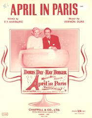 cover: April In Paris, Vernon Duke