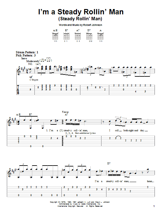 Produktbild zu: I'm A Steady Rollin' Man (Steady Rollin' Man)