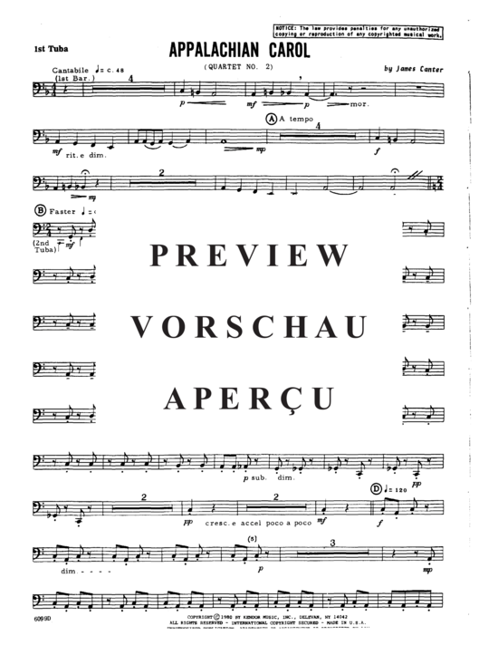 gallery: Appalachian Carol , , (Tuba Quartett EETT)
