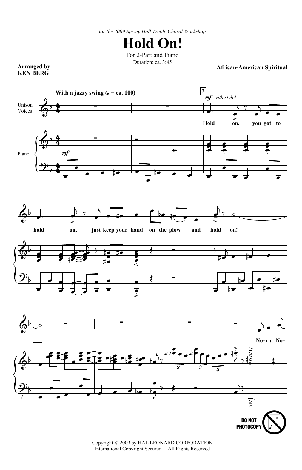 Produktbild zu: Hold On!