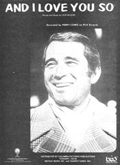 cover: And I Love You So, Perry Como