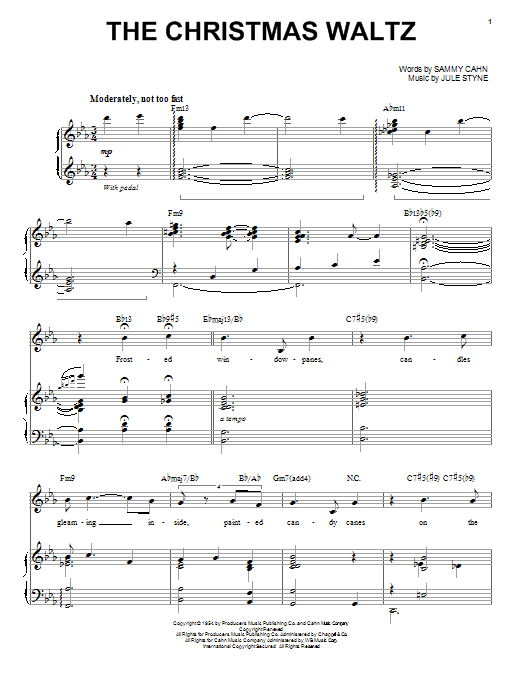 Produktbild zu: The Christmas Waltz