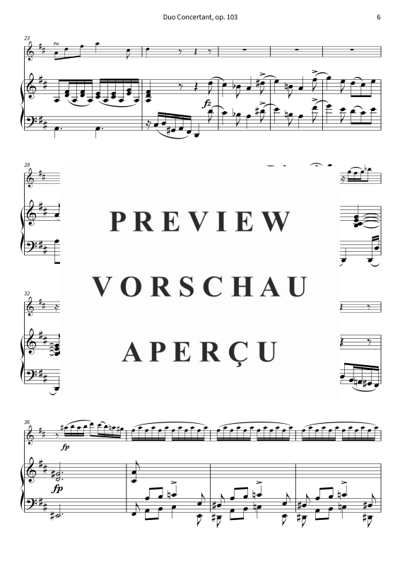 Product gallery: Page 8 of 11 Grand duo concertant - duo for flute and piano, , (flute and piano)