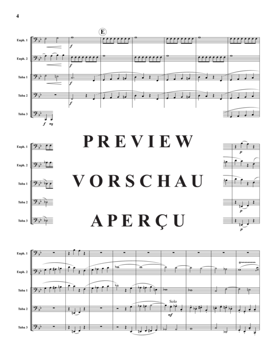 gallery: Hochzeit des Figaro – Ouvertüre , , (Tuba-Ensemble: Bariton/Pos+Tuba)