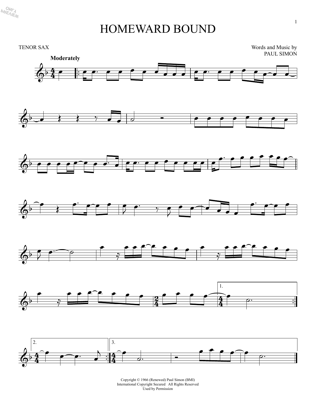 Product gallery: Page 1 of 1 Homeward Bound, Simon & Garfunkel