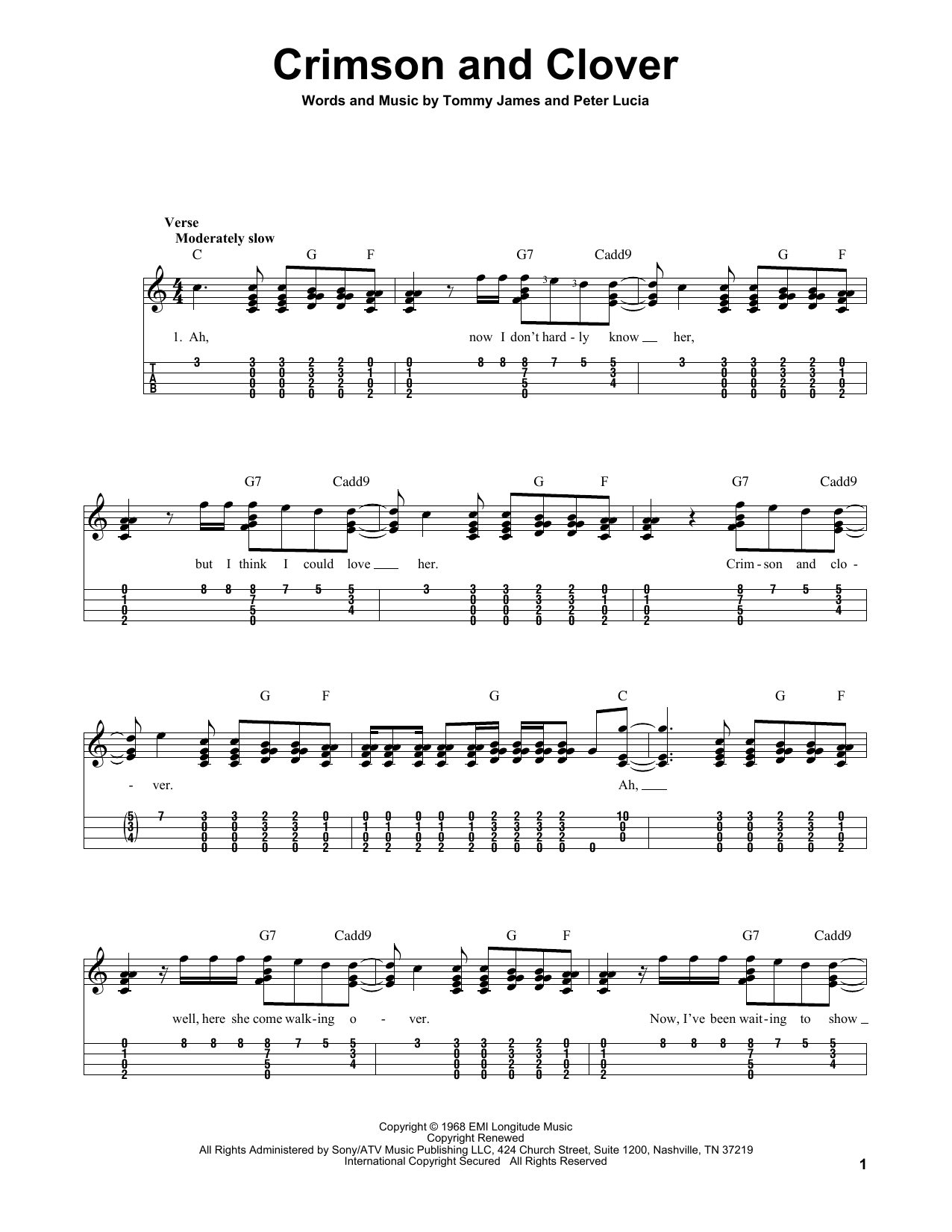 Produktgalerie: Seite 1 von 1 Crimson And Clover, Tommy James & The Shondells, Ukulele