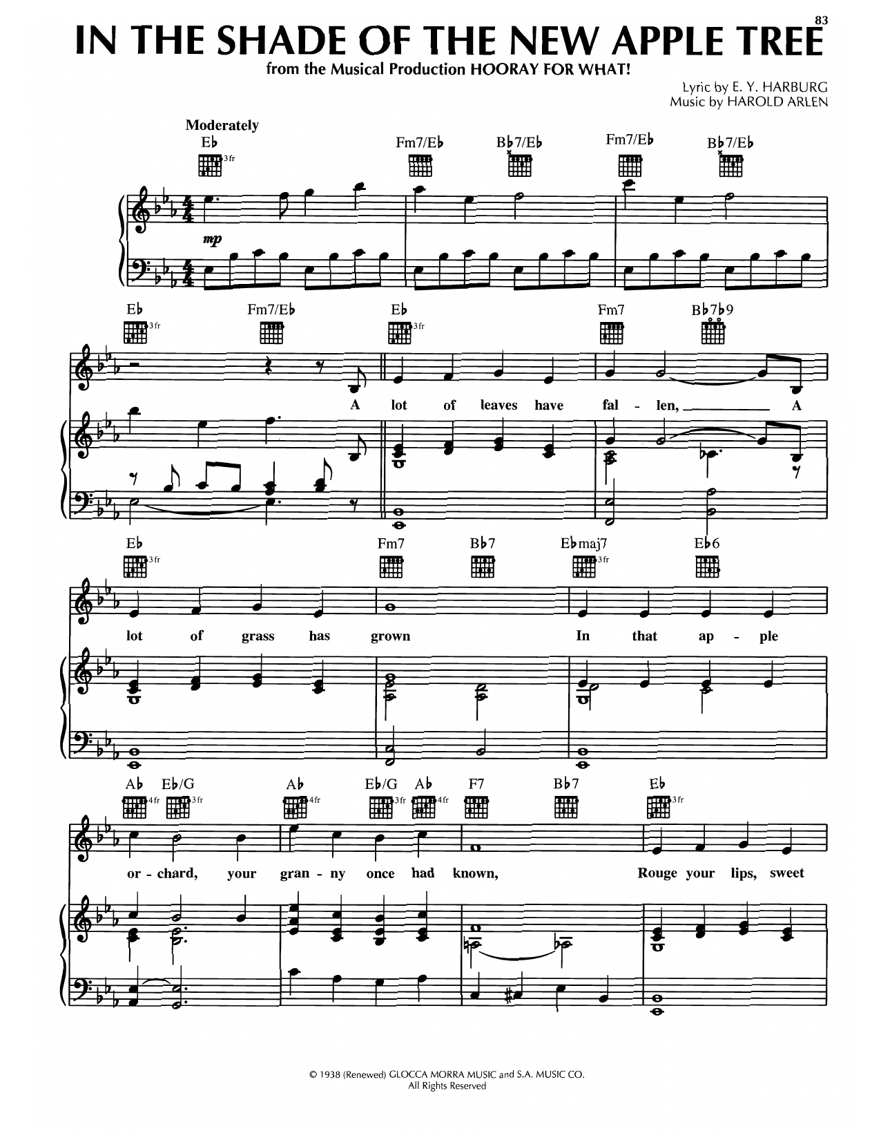 Produktbild zu:  In The Shade Of The New Apple Tree - Harold Arlen