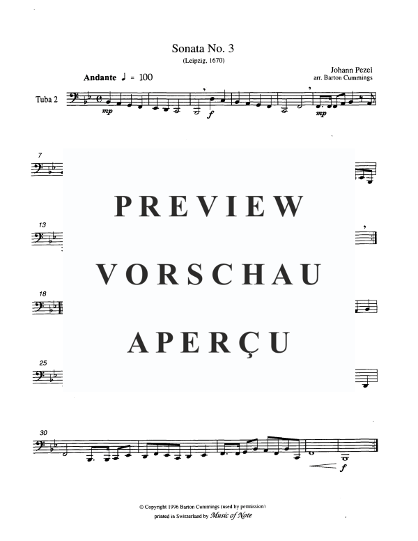 Produktgalerie: Seite 9 von 9 Sonata No. 3, , Tuba Quintett EEETT