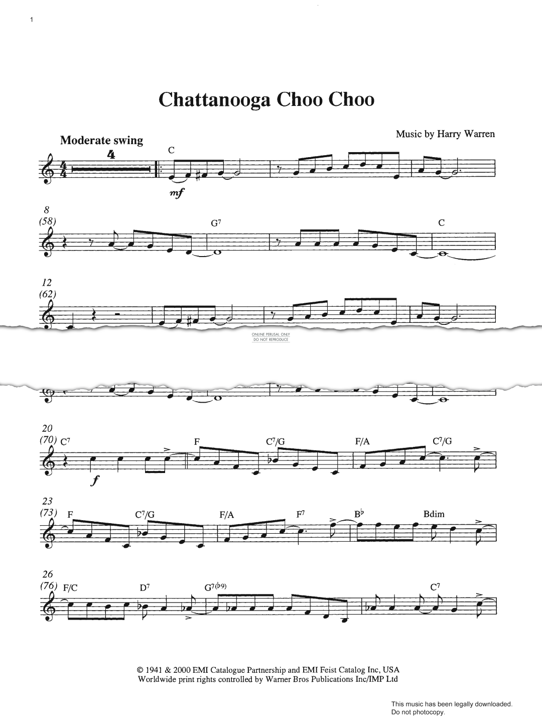 Produktbild zu: Chattanooga Choo Choo