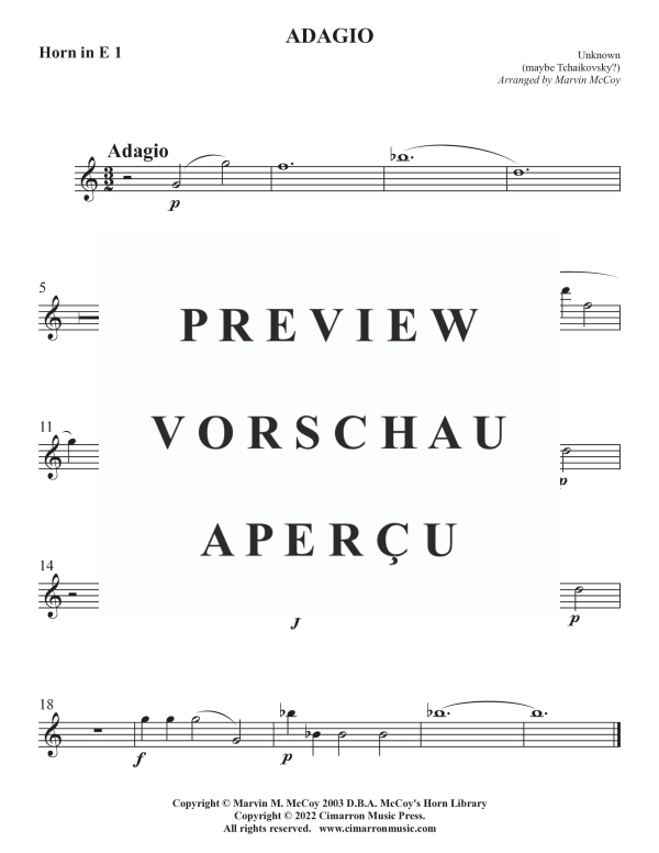 Product gallery: Page 5 of 8 Adagio, , Horn Quartet