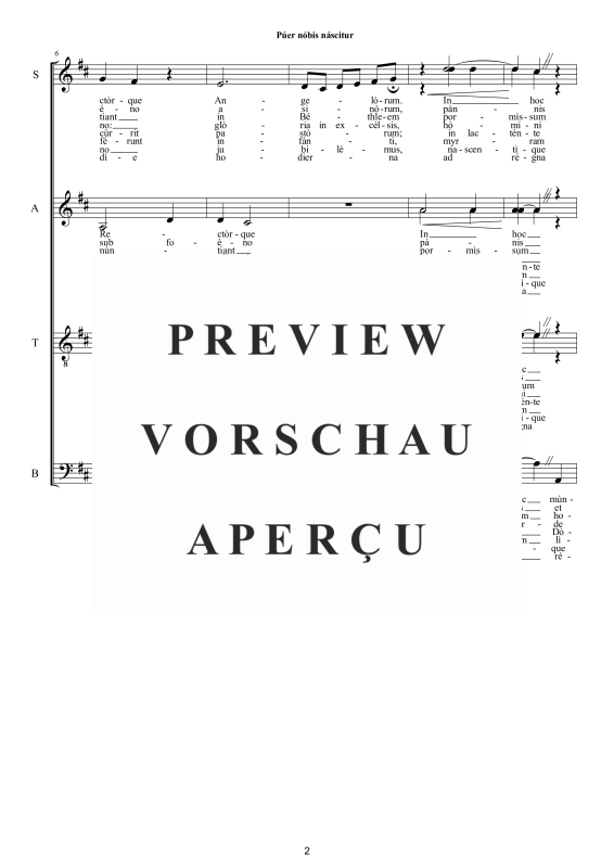Produktgalerie: Seite 3 von 8 Púer nóbis náscitur, , Gemischter Chor