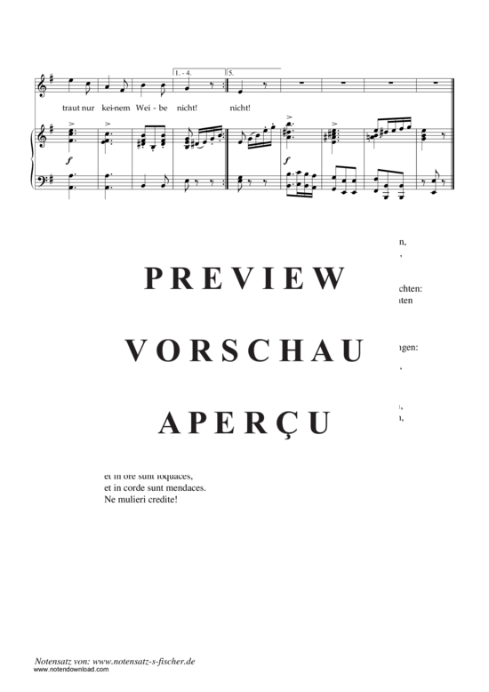 Product gallery: Page 3 of 3 Der Weiberfeind , , Piano and Voice
