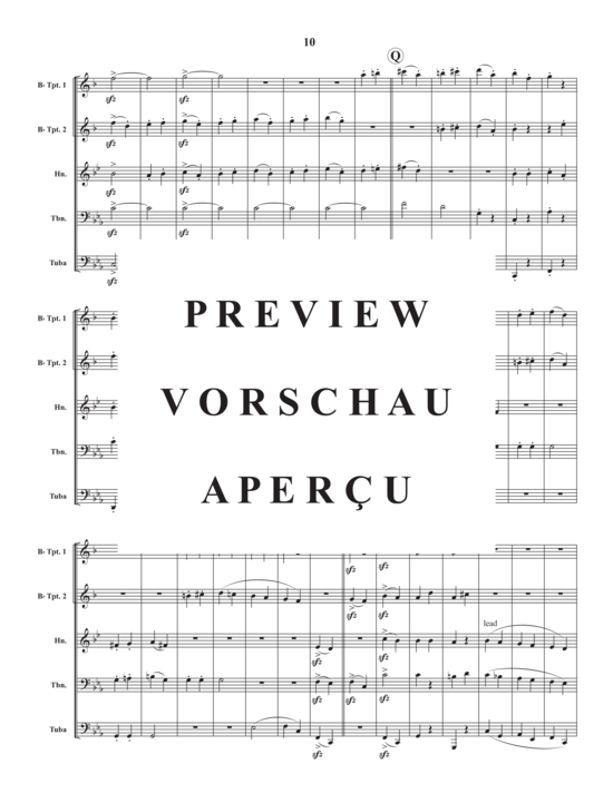 Produktgalerie: Seite 12 von 21 Mvt. 1 from Symphony No. 5 , , (Blechbläserquintett)