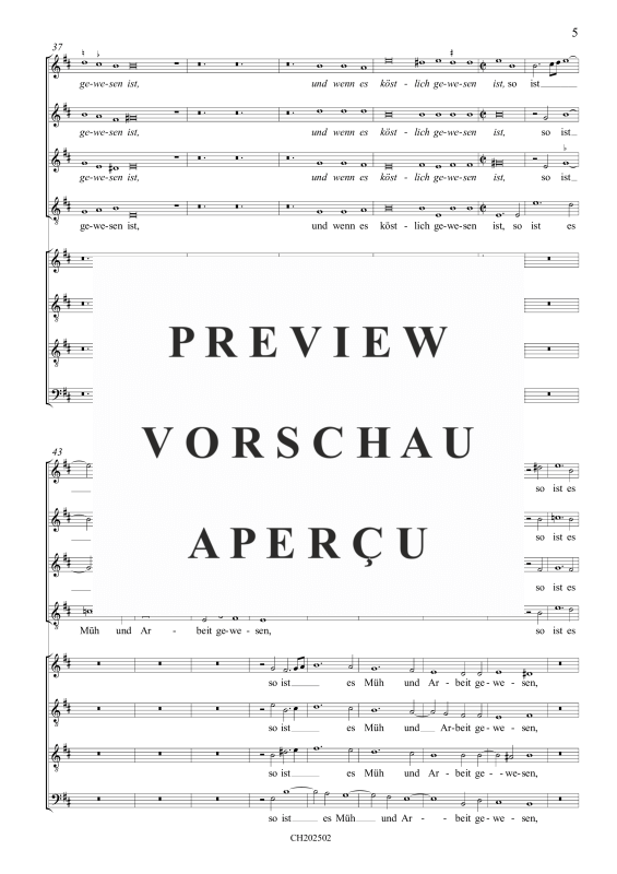 Product gallery: Page 6 of 11 Unser Leben währet siebenzig Jahr, , (mixed choir 8 voices)