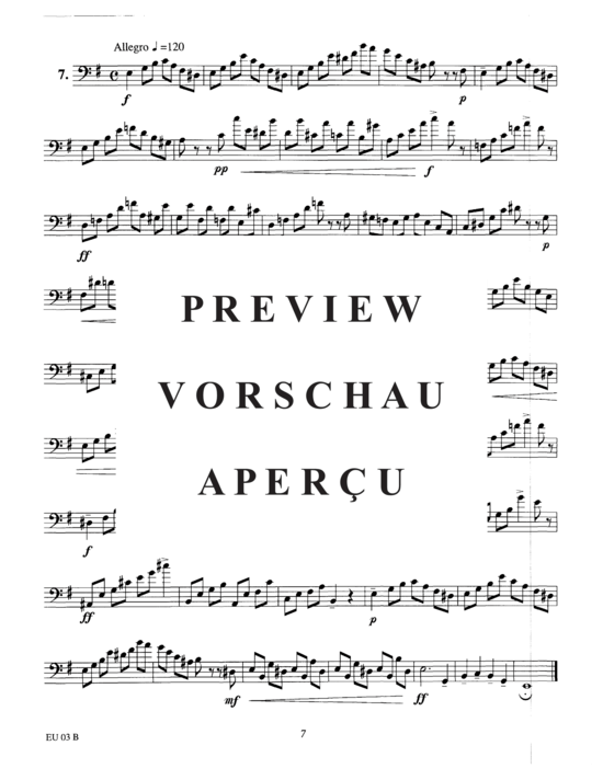 Product gallery: Page 10 of 21 Etudes for Euphonium, Vol. 3 , , (Euphonium Solo)