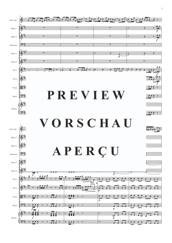 Produktgalerie: Seite 10 von 11 Trumpet Concerto in D, , Concert Band und Solo Trompete in D