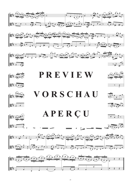 Product gallery: Page 3 of 3 Arie aus der Kantate Nr.2 für zwei Bratschen, , 