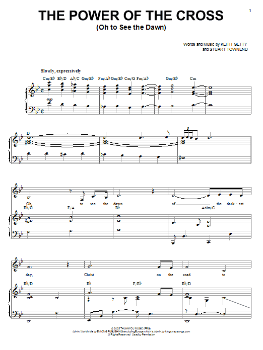 Produktbild zu: The Power Of The Cross (Oh To See The Dawn)