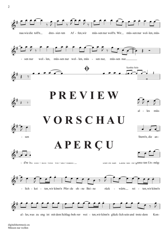 Product gallery: Page 3 of 4 Müssen Nur Wollen , Helden, Wir Sind, Tenor Saxophone