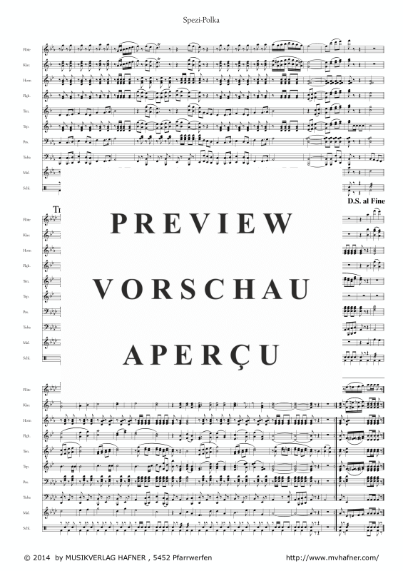 Product gallery: Page 6 of 11 Spezi-Polka, , (large wind orchestra)