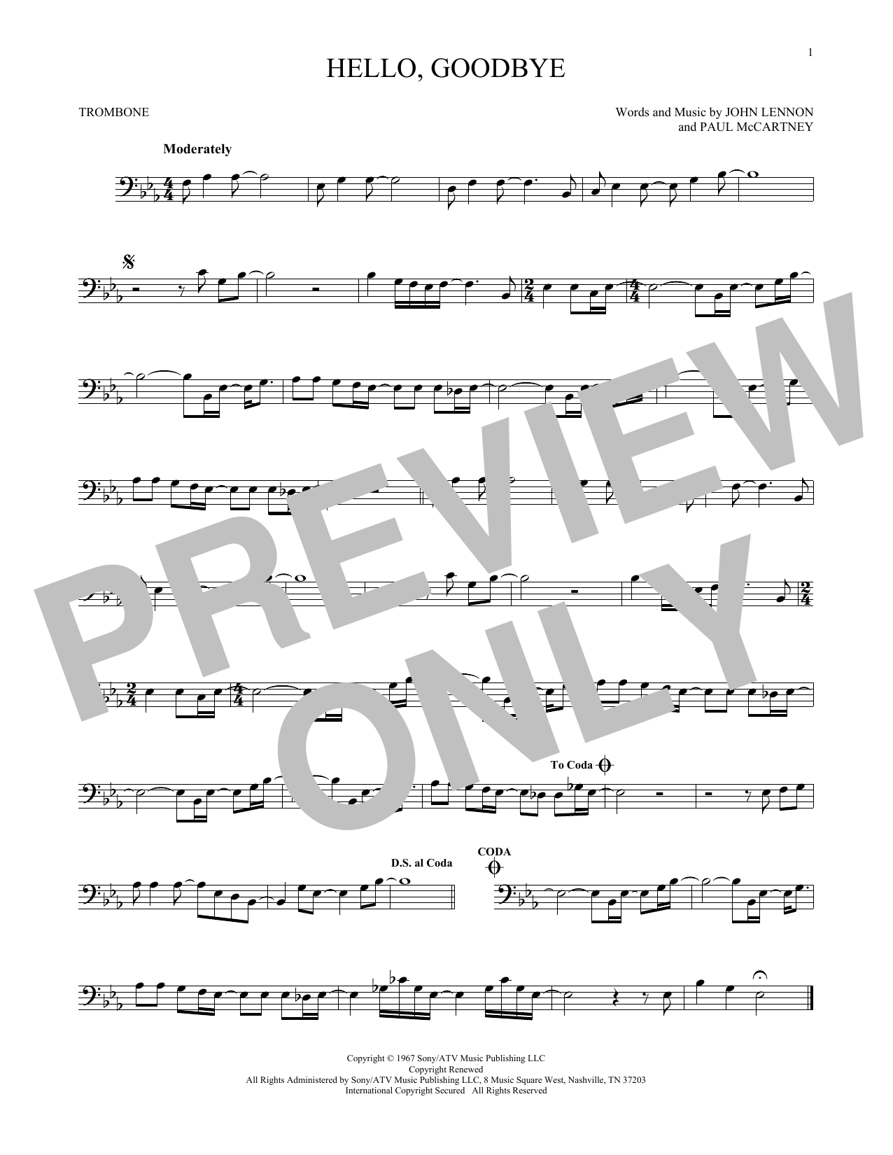 Product gallery: Page 1 of 1 Hello, Goodbye, The Beatles