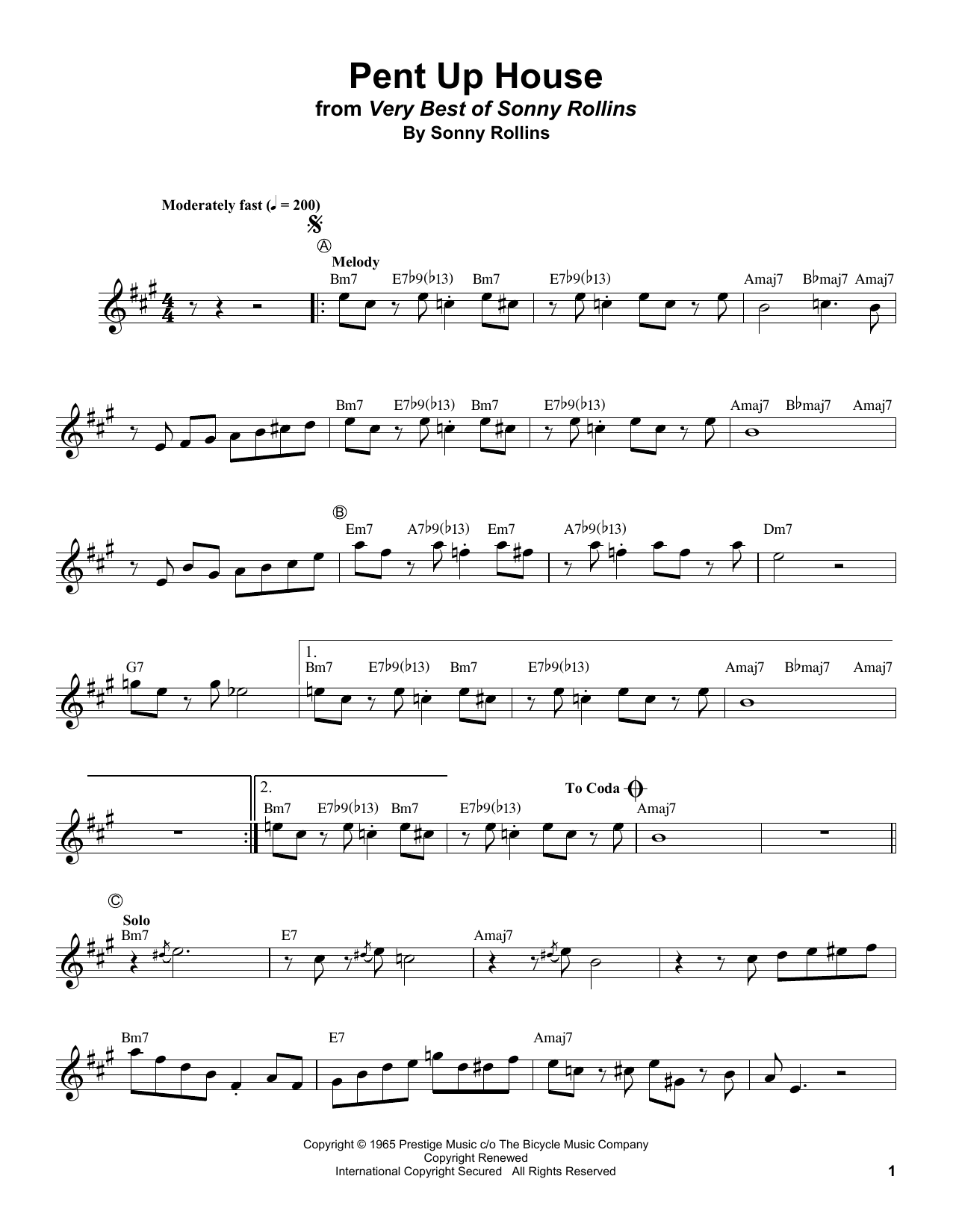 Produktgalerie: Seite 1 von 1 Pent Up House, Clifford Brown, Trompete