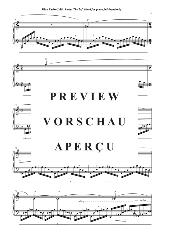 Product gallery: Page 4 of 15 Under The Left Hand , , Piano Solo