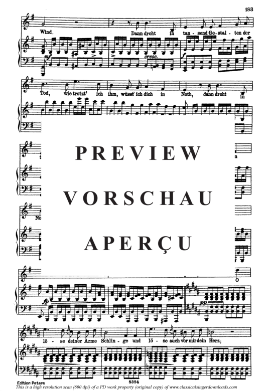 Product gallery: Page 4 of 13 Schiffers Scheidelied D.910, , High Voice and Piano