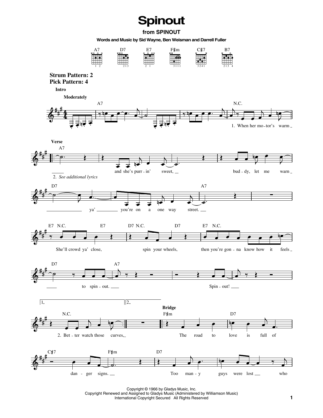 Produktgalerie: Seite 1 von 1 Spinout, Elvis Presley, Gitarre