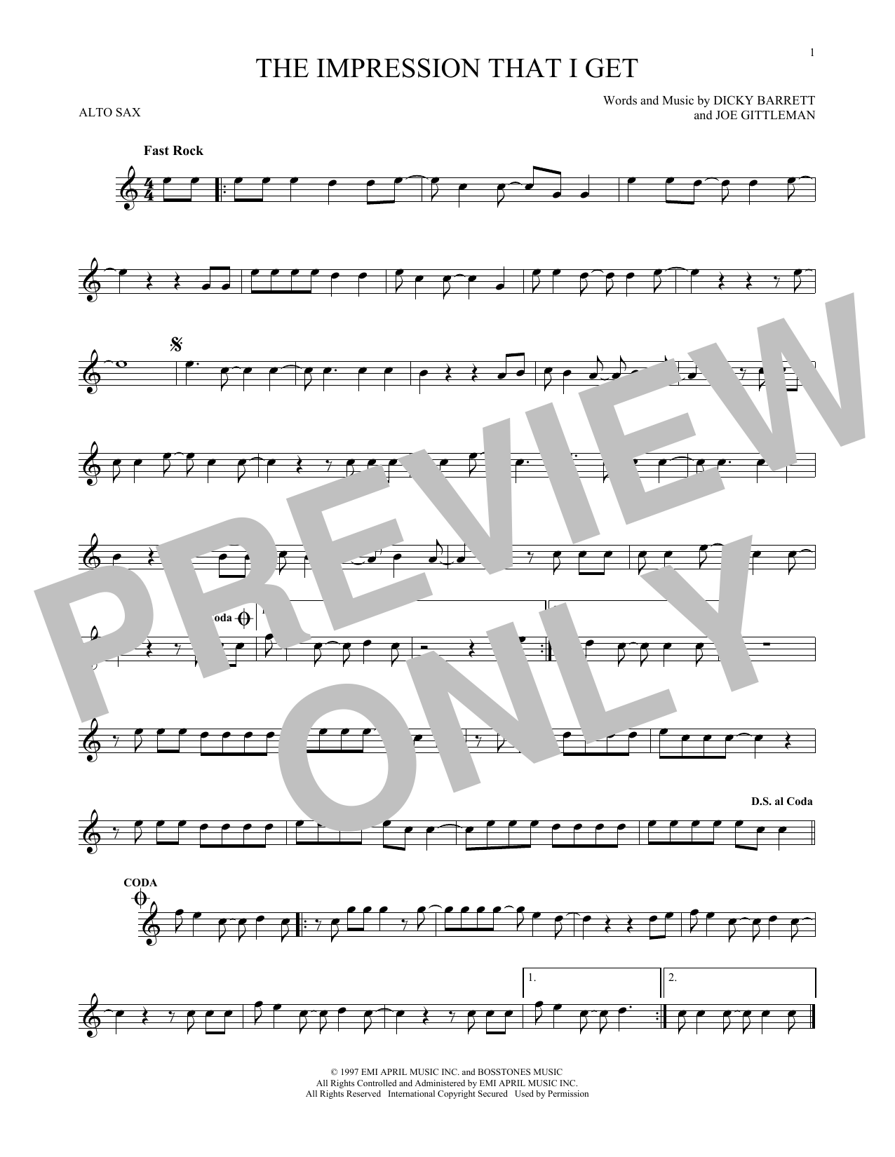 Product gallery: Page 1 of 1 The Impression That I Get, The Mighty Mighty Bosstones